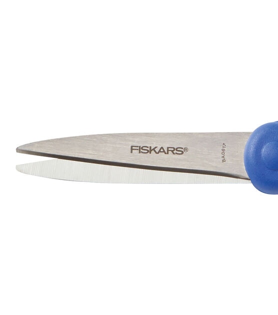 Fiskars 7 Blue Softgrip Left Handed Student Scissors