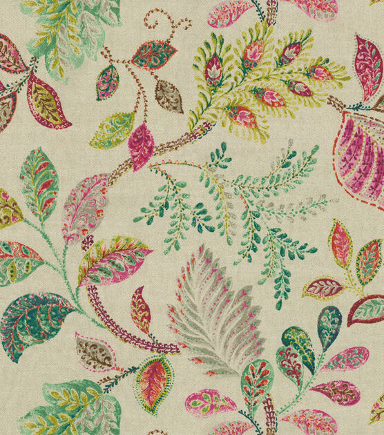 P/Kaufmann Multi Purpose Decor Fabric 54" Autumn Leaves Tutti Frutti
