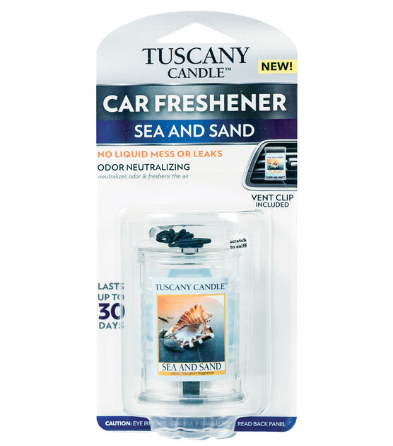 Tuscany Candle Sea & Sand Car Freshener