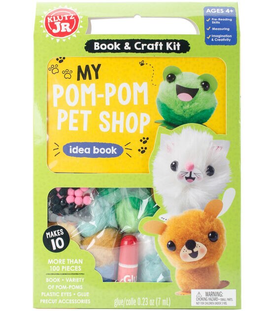 Klutz Jr. My Pom Pom Pet Shop Book & Craft Kit, , hi-res, image 2
