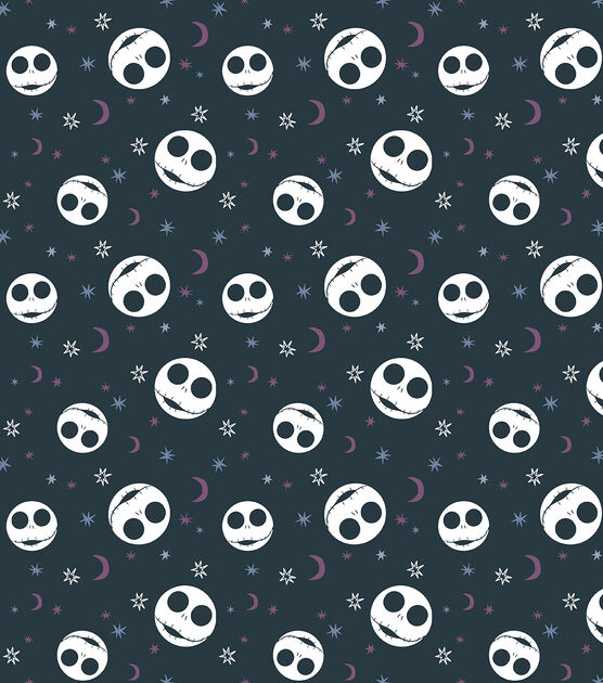 Jack Heads & Starlight Nightmare Before Christmas Baby Cotton Fabric, , hi-res, image 2
