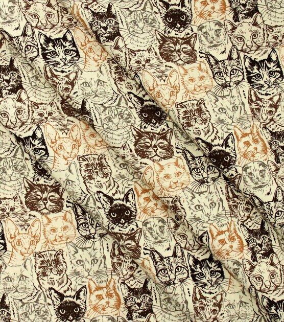 Packed Cats Super Snuggle Flannel Fabric, , hi-res, image 2
