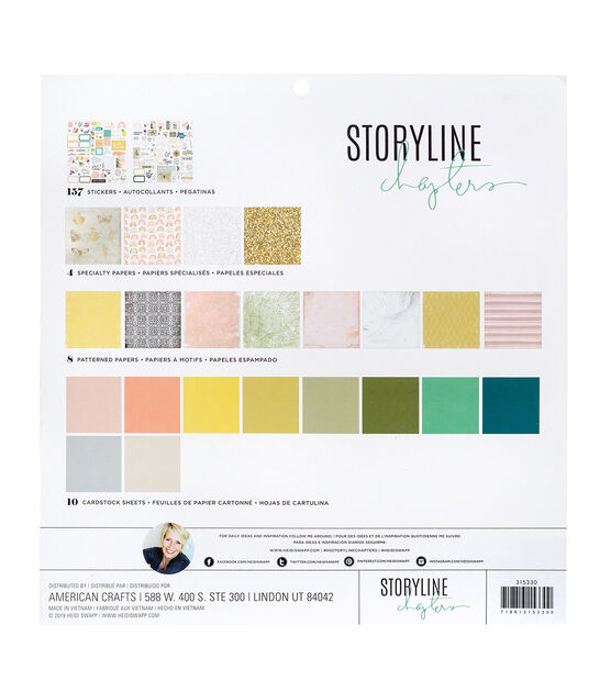Heidi Swapp Storyline Chapters 12X12 Project Pad, , hi-res, image 3