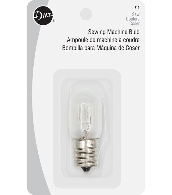 Dritz Sewing Machine Light Bulb with Screw-In Base