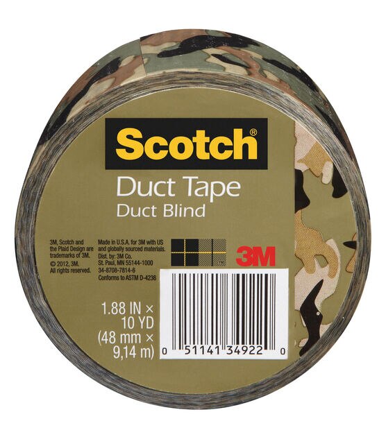 Scotch Printed Duct Tape 1.88''x10 yds Camouflage