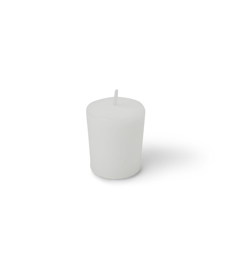 12pk Unscented Votive Candles by Hudson 43, White, swatch, image 1