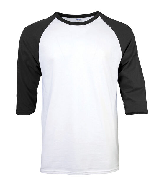 Gildan Adult Raglan Crew Sport T-Shirt Medium