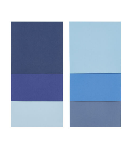60 Sheet 12" x 12" Blue Precision Cardstock Paper Pack by Park Lane, , hi-res, image 2