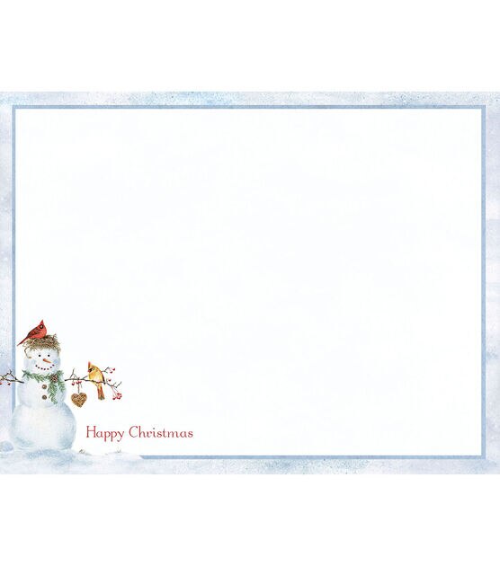 LANG Happy Snowman Boxed Christmas Cards, , hi-res, image 3