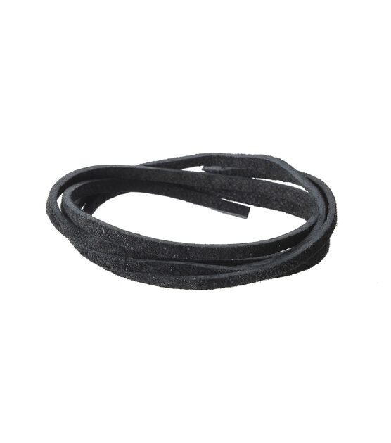 Realeather Cords & More-Suede Leather Cord, Black , , hi-res, image 5