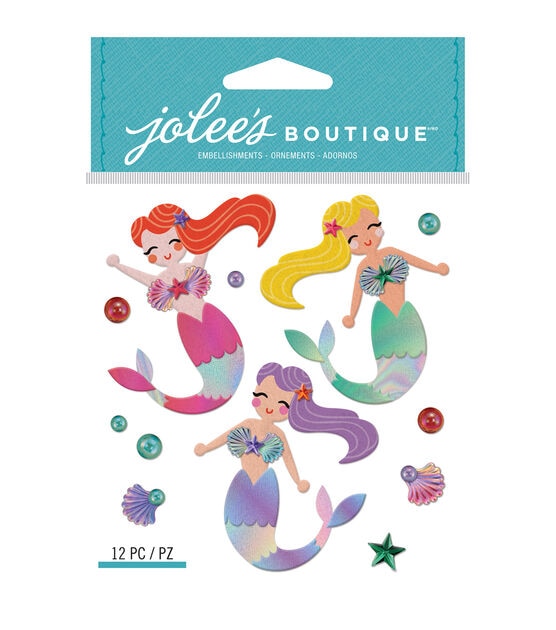 Jolee's Boutique Stickers Mermaids