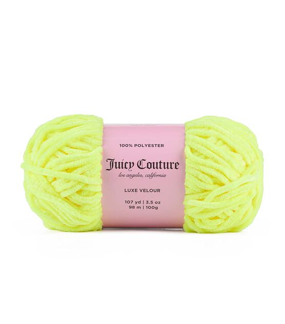 Juicy Couture Luxe Velour 107yds Bulky Polyester Yarn, , hi-res, image 1