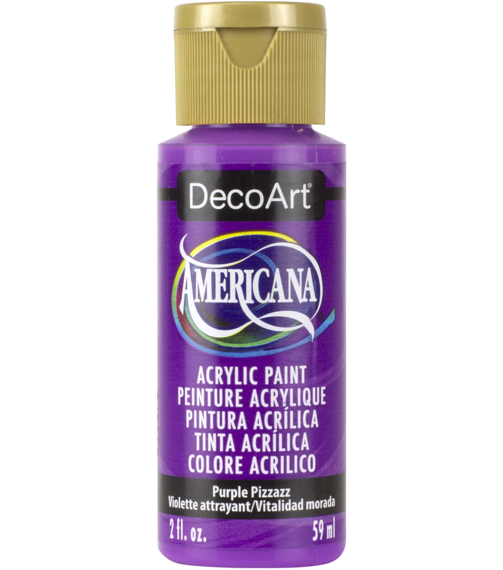 DecoArt Americana Acrylic 2oz Paint, Purple Pizzazz, hi-res