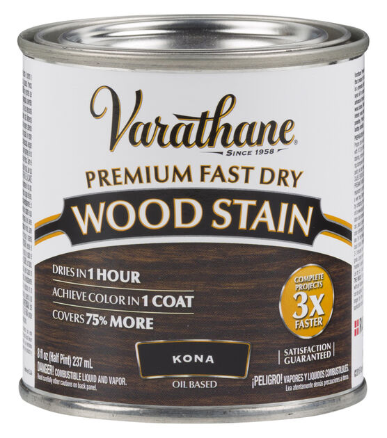 Varathane Half Pint Premium Fast Dry Wood Stain, , hi-res, image 1