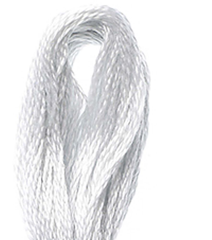 DMC 8.7yd Greens & Grays 6 Strand Cotton Embroidery Floss, 762 Light Pearl Gray, swatch, image 40