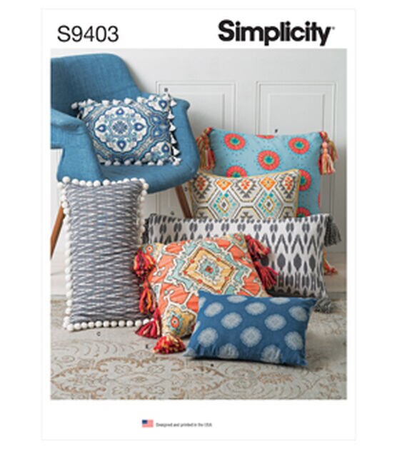 Simplicity Sewing For Dummies Pattern 4745 Fleece Pillow in a