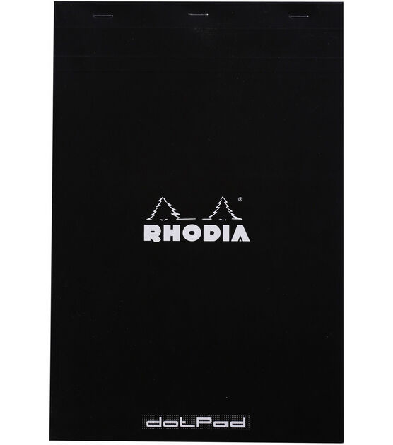 Rhodia Dot Pad 8.25"X12.5" Black, , hi-res, image 2