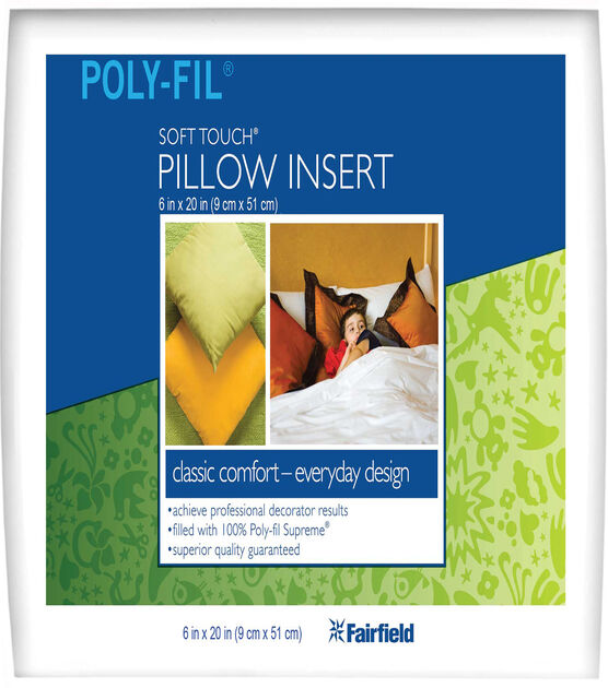 Soft Touch Neck Roll Pillow 6" x 20"