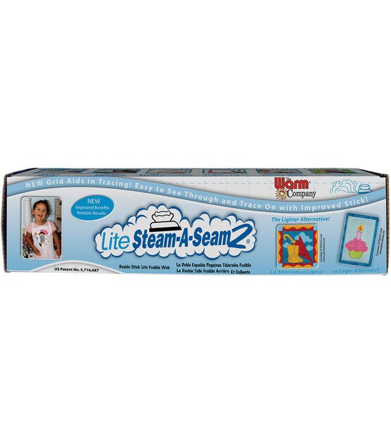 Lite Steam 18" x 25yd A Seam 2 Double Stick Fusible Web