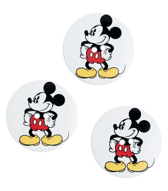 Disney 1 1/4" Mickey Mouse 2 Hole Buttons 3pk, , hi-res, image 3