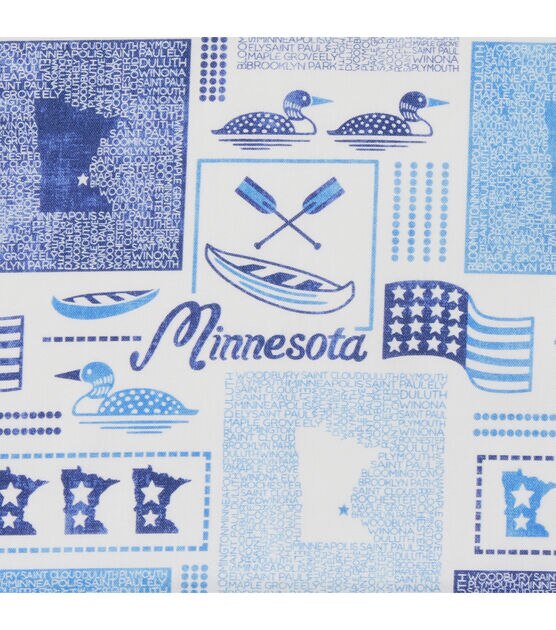Minnesota State Pride Cotton Fabric Quarter Bundle, , hi-res, image 4