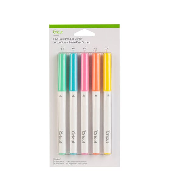 Cricut 0.4mm Sorbet Fine Point Pens 5ct