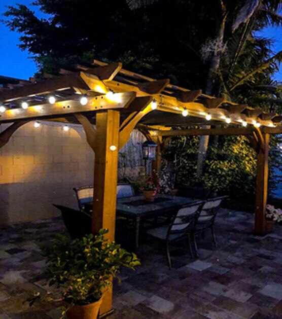 Brightech Ambience Pro Solar LED String Lights - S14, 1W, 24ft, 2700K, , hi-res, image 7