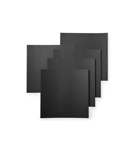 Cricut 13" x 13" Black Smart Paper Sticker Cardstock Sheets 10ct, , hi-res, image 7