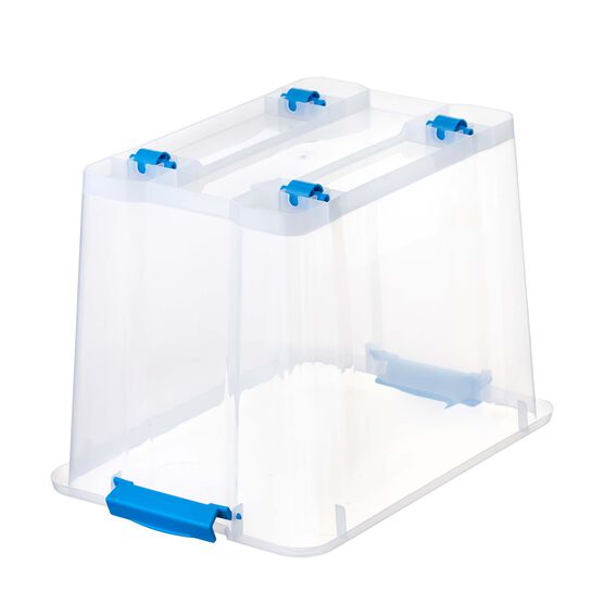 20 Liter Plastic Storage Box With Snap Lid by Top Notch, , hi-res, image 3