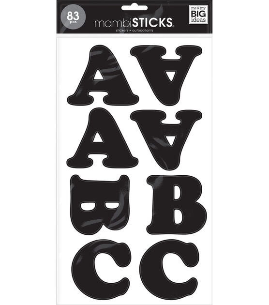 Mambi Stickers Black Rounded Alpha