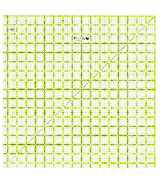 Omnigrip 16-1/2" Neon Square Ruler