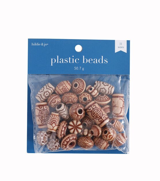 36pc Assorted Plastic Beads by hildie & jo