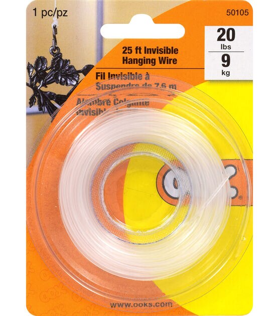 OOK 20 lb. 25 ft. Invisible Cord 534698 50105