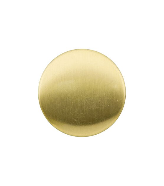 La Mode 3/4" Gold Flat Shank Buttons 3pk, , hi-res, image 2