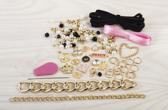 Juicy Couture 130pc Gold Bold Chain Bracelet Kit