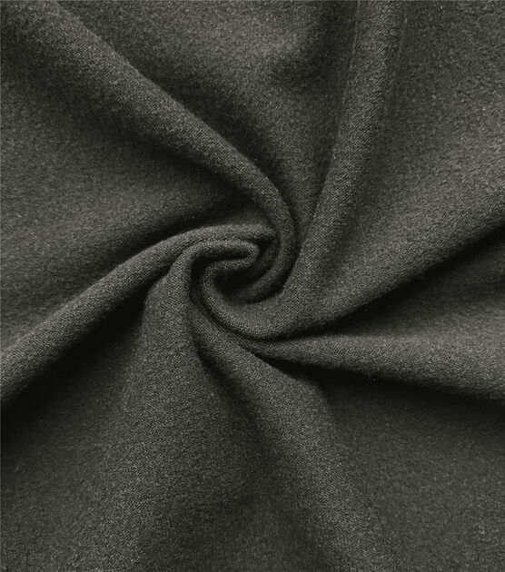 Black #U58 Crinkle Jersey Knit Fabric SKU #7153