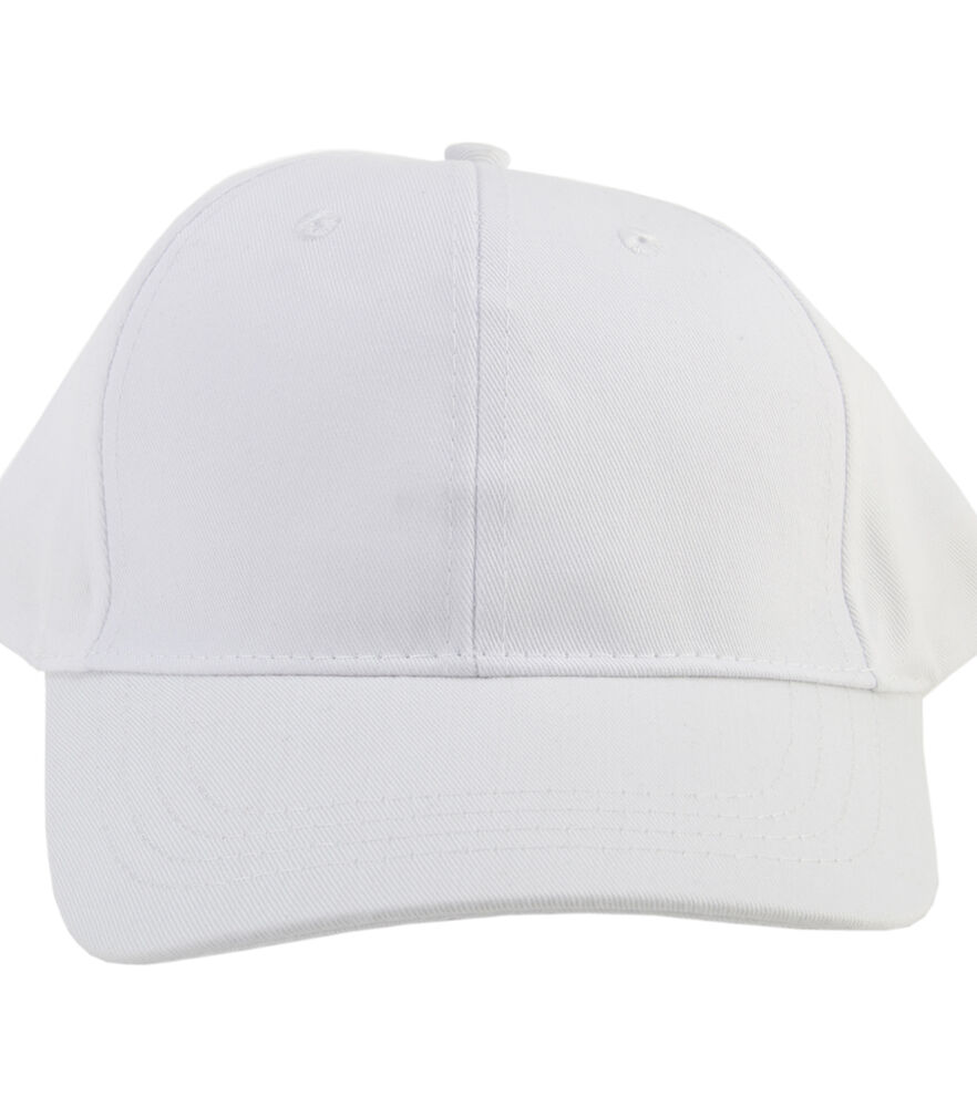 Baseball Cap, White, swatch