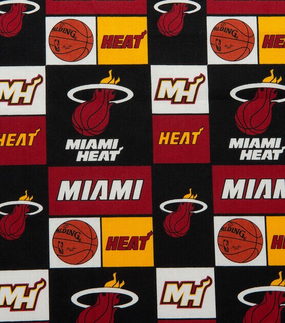 Miami Heat Cotton Fabric Patch, , hi-res, image 3