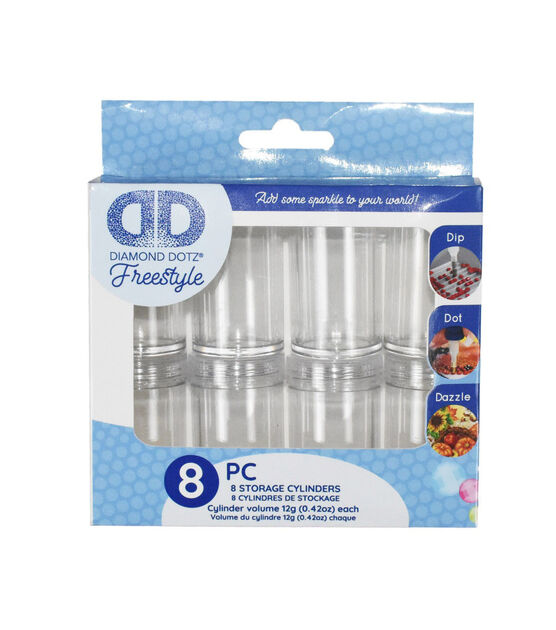 Diamond Dotz Freestyle Cylinders 8pc