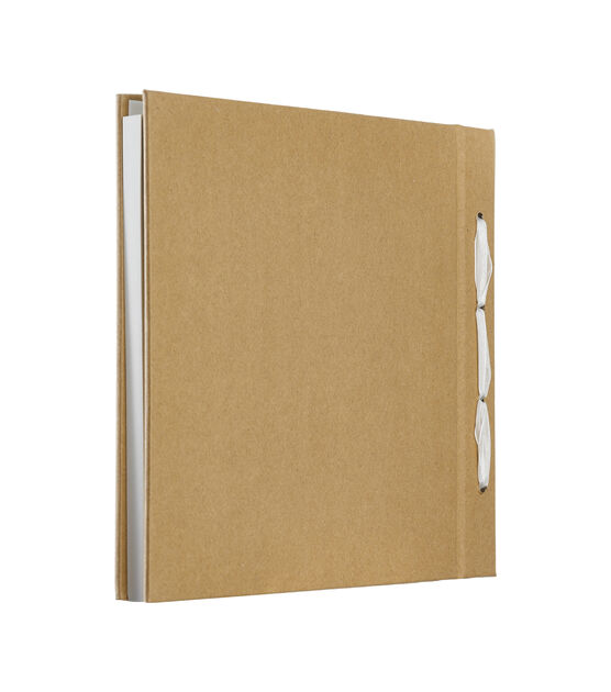 Park Lane 8''x8'' Guest Book with Kraft Paper Cover, , hi-res, image 3