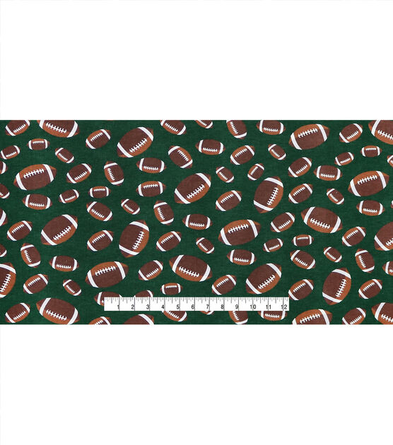 Football Super Snuggle Flannel Fabric, , hi-res, image 4