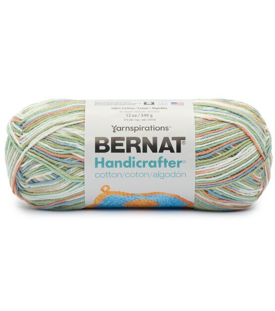 Bernat Handicrafter Cotton Big Ball Damask Ombre Yarn - 2 Pack of
