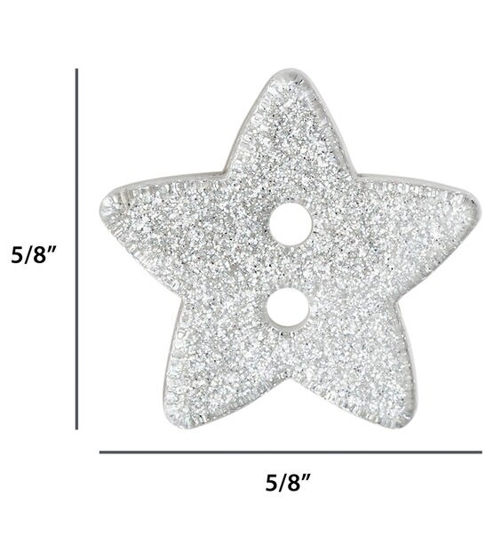 Star shaped buttons