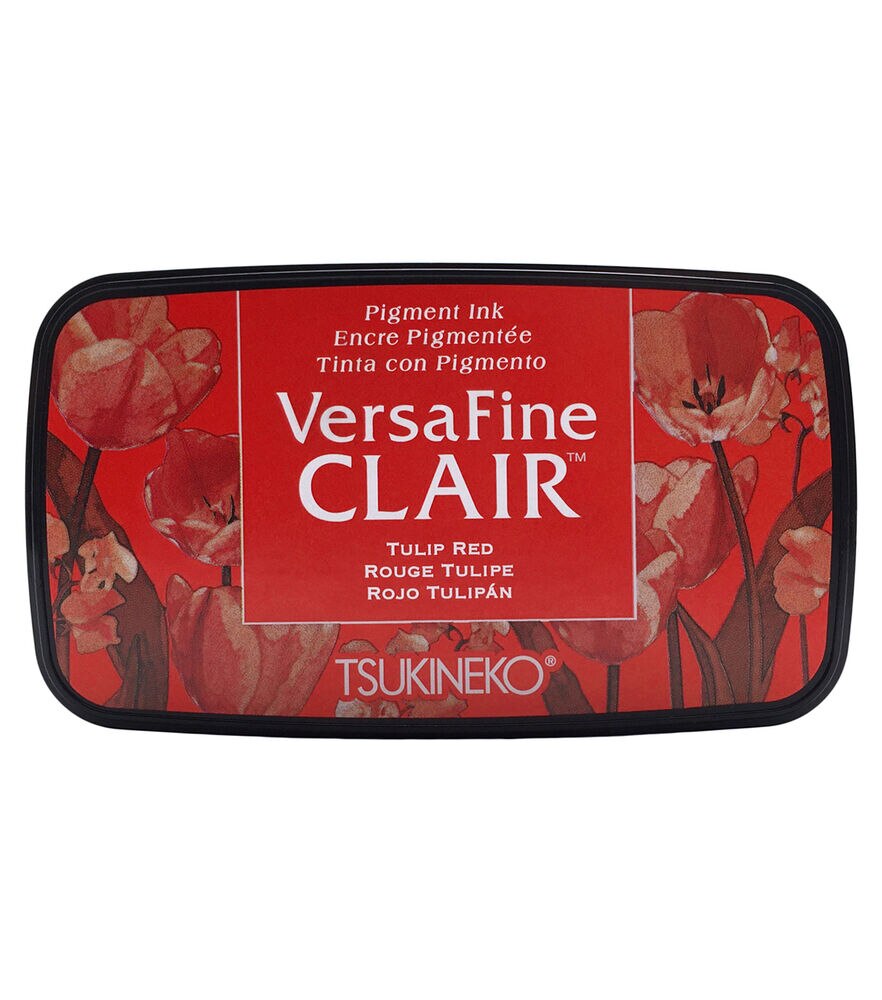 VersaFine Clair Pigment Ink, Tulip Red, swatch, image 5