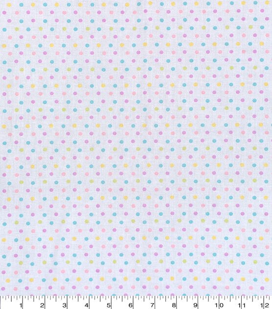 Easter Dots Multi Easter Cotton Fabric