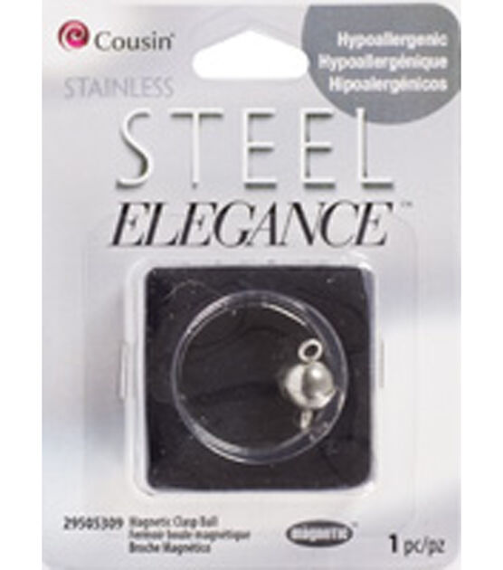 Cousin Stainless Steel Magnetic Clasp Ball