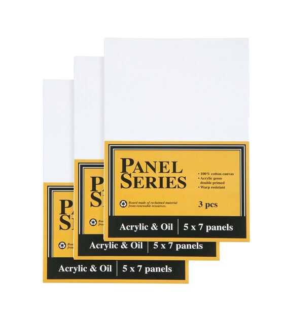5" x 7" Series Panels Value Cotton Canvas 3pk by Artsmith, , hi-res, image 6