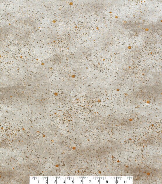 Cream Blender Quilt Metallic Cotton Fabric by Keepsake Calico, , hi-res, image 2