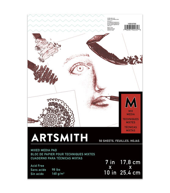 7 x 10 Mixed Media Paper Pad by Artsmith
