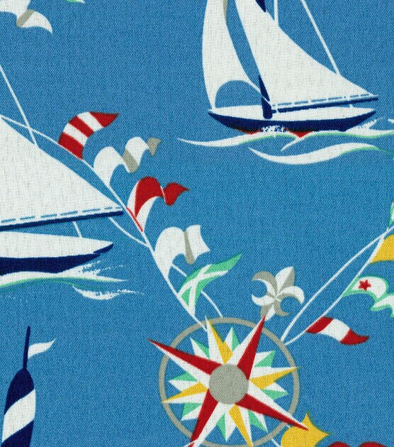 Waverly Sun N Shade Fabric Set Sail Atlantic | JOANN